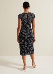 Clarinda Tapework Dress Multi-Coloured