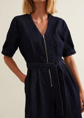 Florisa Denim Jumpsuit Mid Wash