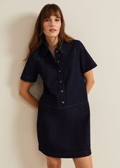 Larisa Denim Tunic Dress Denim