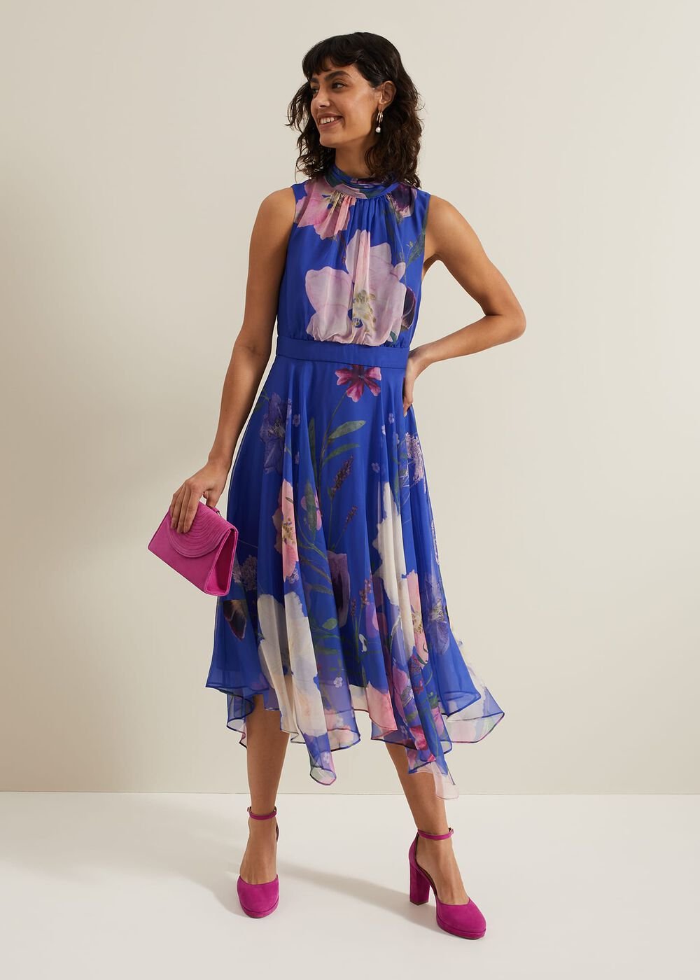 Lucinda Print Dress Multi-Coloured