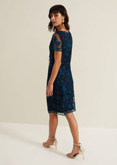 Shelby Embroidered Dress Multi-Coloured