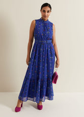 Petite Sofia Print Maxi Dress Multi-Coloured