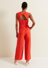 Marta Red Jumpsuit Red