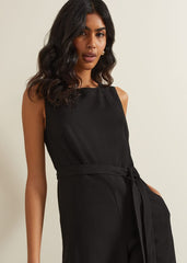 Marta Black Culotte Jumpsuit Black