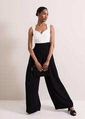 Maisy Jumpsuit Black/Ivory