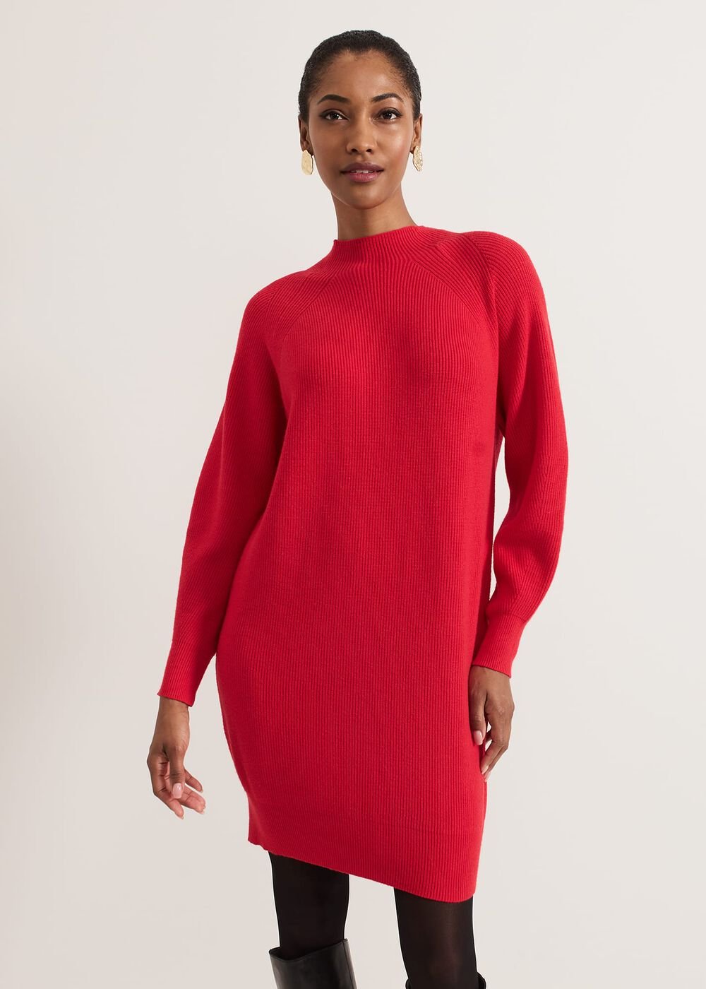 Eliana Jumper Dress Red