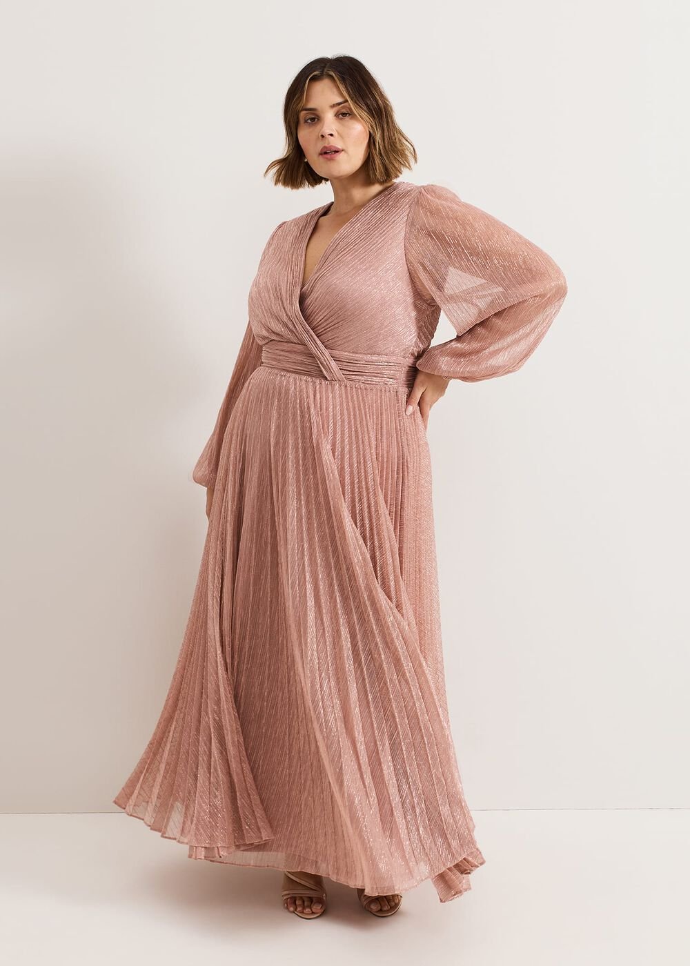 Harper Pale Pink Pink Maxi Dress Pale Pink