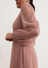 Petite Harper Plise Pale Pink Dress Pale Pink