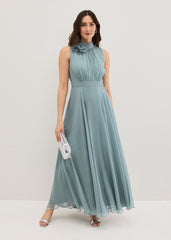 Petite Lucinda Pale Blue Maxi Dress Eau De Nil