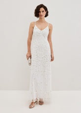 Alexia Ivory Embelished Maxi Dress Ivory