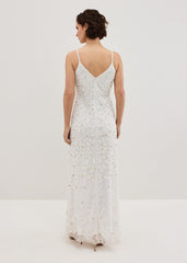 Alexia Ivory Embelished Maxi Dress Ivory