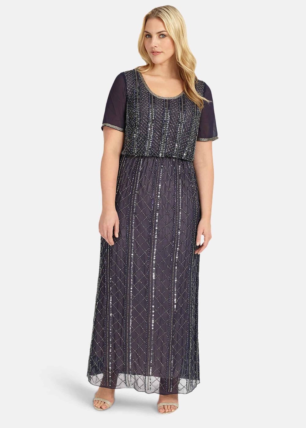 Aria Maxi Dress Navy