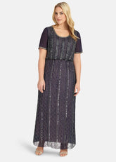 Aria Maxi Dress Navy