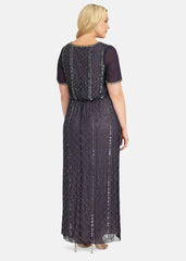 Aria Maxi Dress Navy