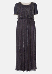 Aria Maxi Dress Navy