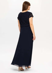 Gemma Lace Maxi Dress Navy