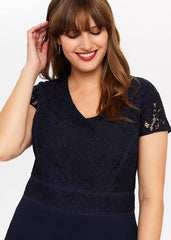 Gemma Lace Maxi Dress Navy