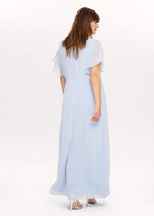 Olympia Maxi Dress Pale Blue