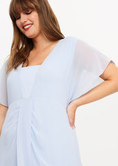 Olympia Maxi Dress Pale Blue