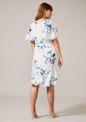 Sarah Floral Dress Blue Multi
