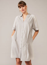 Mikayla Shirt Dress Grey