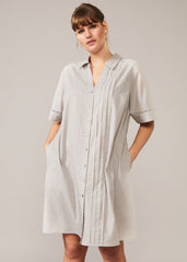 Mikayla Shirt Dress Grey