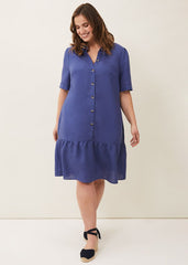 Riley Swing Dress Blue