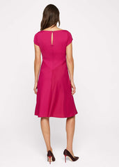 Delia Stud Detail Dress Purple