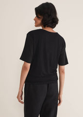 Arie Abstract Top Stone/Black