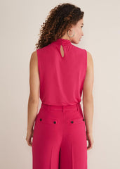 Reign Jersey Top Hot Pink
