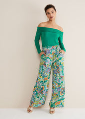 Emili Bardot Top Green