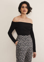 Emili Bardot Top Black