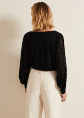 Azarliah Snake Burnout Top Black