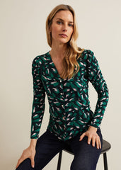 Sindy Animal Print Top Multi-Coloured