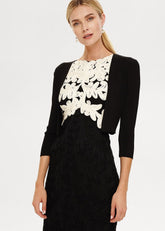 Salma Lightweight Knitted Jacket Black