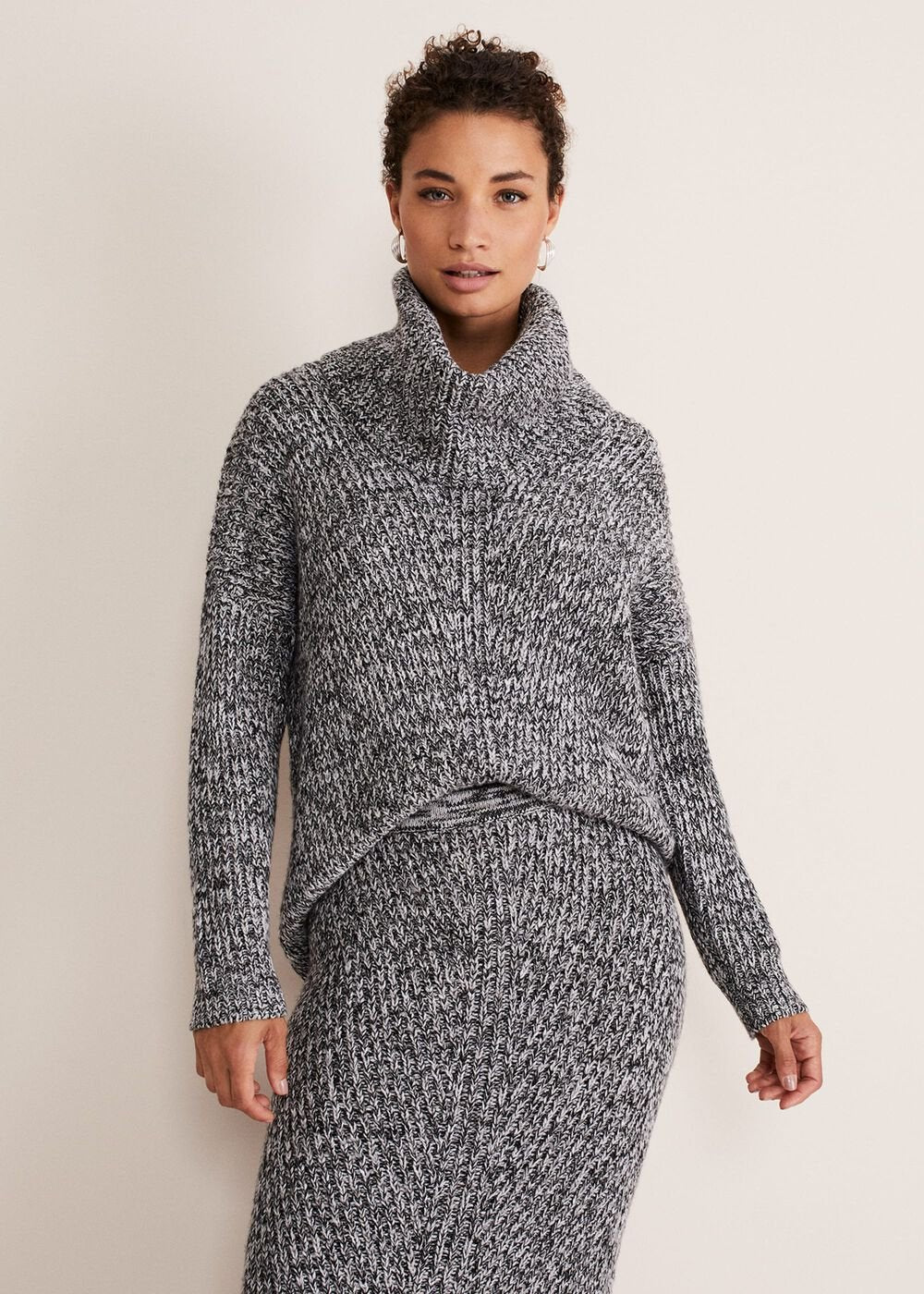 Marina Flecked Chunky Coord Knit Multi-Coloured