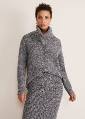 Marina Flecked Chunky Coord Knit Multi-Coloured