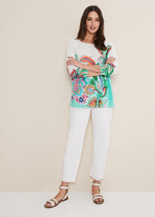 Azalia Paisley Print Knit Multi-Coloured