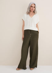Alana Textured Knit White