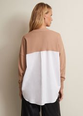 Kienna Fine Knit Shirt Jumper Multi-Coloured