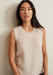 Daniella Mohair Knitted Tank Stone