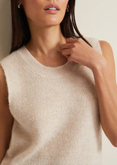 Daniella Mohair Knitted Tank Stone