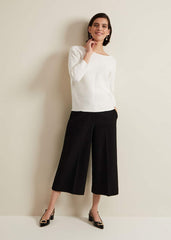 Nellie Ripple Stitch Jumper Ivory