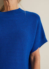Grace Sleeveless Tabard Top Cobalt