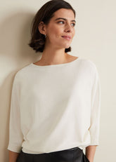 Cristine Knit Jumper Ivory