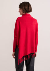 Athena Tassel Knit Red