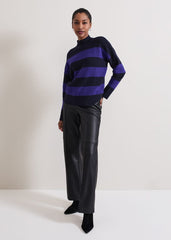 Sammi Stripe Jumper Navy