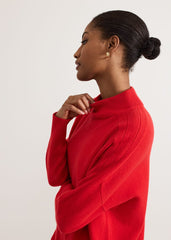 Alice Wool Cashmere Jumper Red