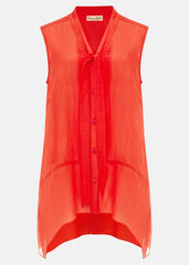 Ysanne Silk Blend Blouse Cucumber Rose