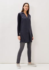 Neave Button Tunic Navy
